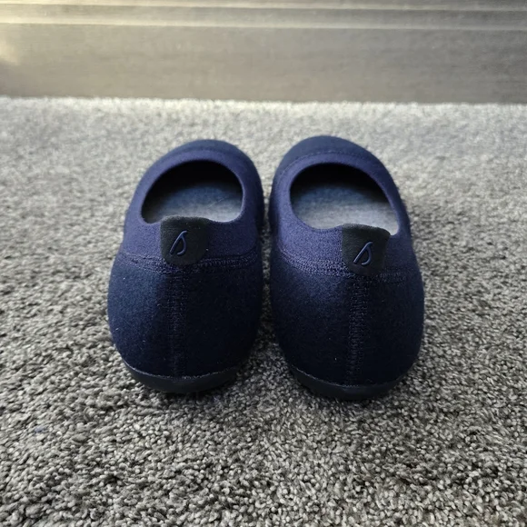 Allbirds Wool Tree Breezer Women's Ballet Flats NEW size 10.5 in Navy Blue - Picture 6 of 12